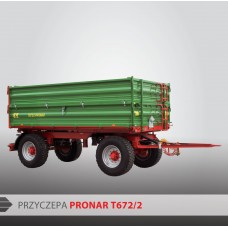 Przyczepa PRONAR T672/2 - 10400 kg
