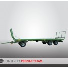 Przyczepa platformowa PRONAR T026M - 13720 kg