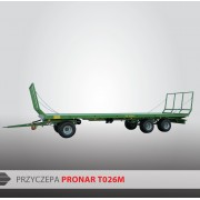 Przyczepa platformowa PRONAR T026M - 13720 kg